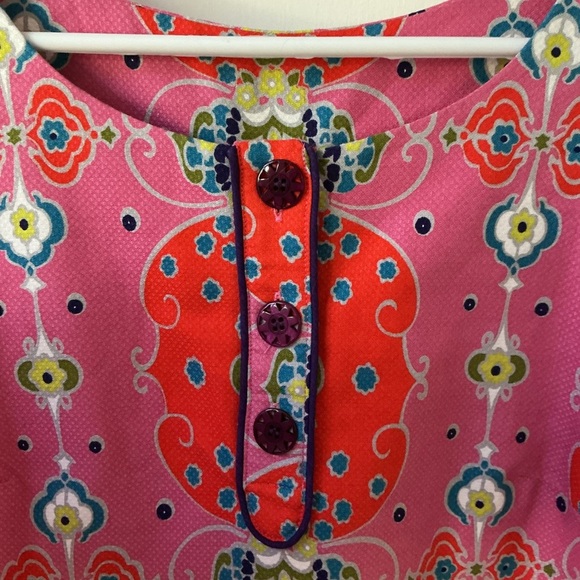 Retro Anthropologie Maeve Orava Sleeveless Shift Dress - Picture 7 of 13